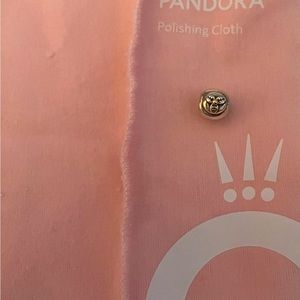 Pandora Cupcake with Gold Topper Charm